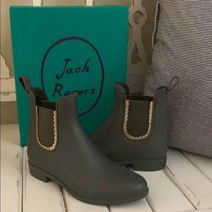 Jack Rogers Sallie Rain Boot in Olive